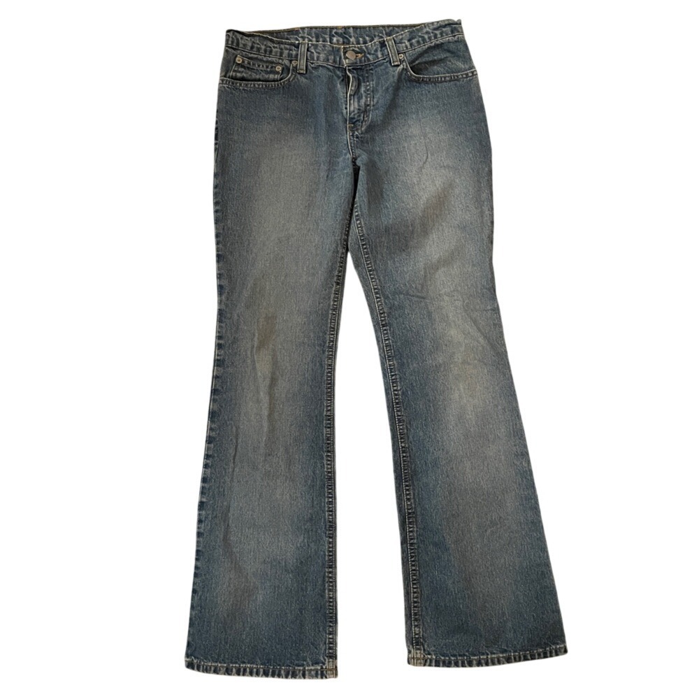 Polo Jeans Co Ralph‎ Lauren Low Rise Flare Jeans Medium Wash Blue Denim 9/10x32